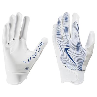 Nike Vapor Jet 8.0 Youth Football Gloves White/Royal