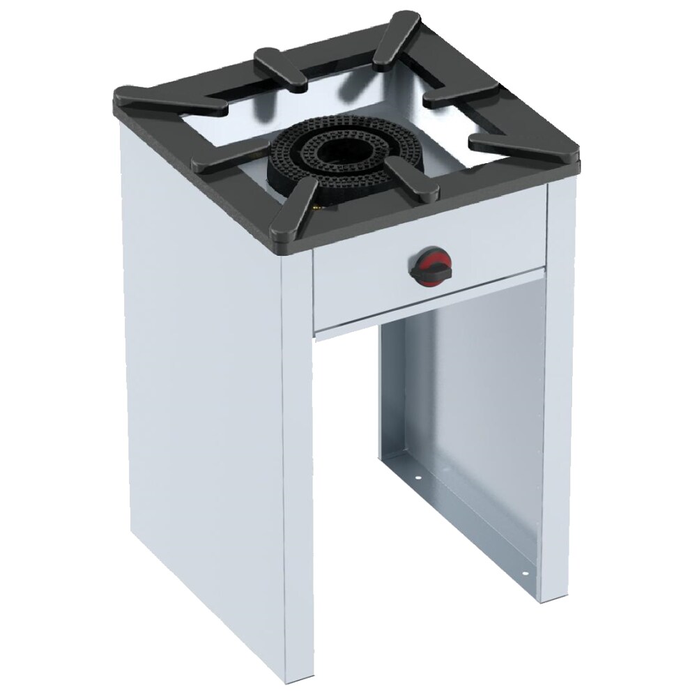 EURAST - Gasherd für paella 1 grill - 600x600x900 mm - 12,5 Kw - 49201G13 Image