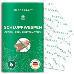Schlupfwespen gegen Lebensmittelmotten: 3 Lieferungen je 3 Karten (9 Karten gesamt) Image