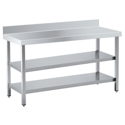 Wandarbeitstisch mit 2 regalen zerlegt - 1200x550x850 mm - 1D21552M Eurast Image