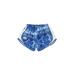 Nike Athletic Shorts: Blue Print Activewear - Women's Size Medium