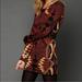 Free People Dresses | Free People Boho Sweater Dress | Color: Brown/Red | Size: M