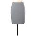 Lands' End Casual Skirt: Gray Print Bottoms - Women's Size 14