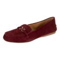 Kate Spade Shoes | Kate Spade Bernice Suede Driving Moccasin Maroon Women’s Size 8.5b | Color: Cream/Red | Size: 8.5