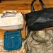 Coach Bags | Bundle Of 4 Bags Coach, Fossil, Robert Pietri And Rosetti | Color: Black/Gold/Green | Size: Os