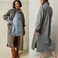 Free People Jackets & Coats | New Free People Anna Lou Long Maxi Denim Duster Jacket Size S Women’s | Color: Blue | Size: S