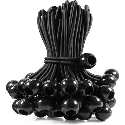 25pcs Ball Bungee Cords, Tarp Canopy Bungee Balls - Perfect For Shelter, Gazebo, Camping, Tent, Cargo, Yard & More