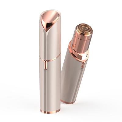 Painless Facial Hair Remover For Women - Instantly Remove Peach Fuzz, Chin, Cheek, Upper Lip Hair - Battery Operated - Blush/rose Gold
