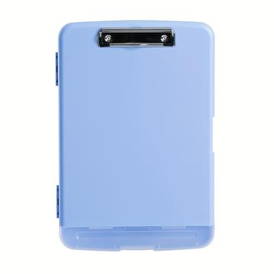 8.5x11 Clipboard With Storage, Plastic A4 Clips Bo...