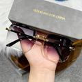 Square Rimless Fashion Sunglasses For Women Men Summer Gradient Sun Shades For Vacation Beach Travel (not Include Glasses Case)