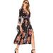 Free People Dresses | Free People Miranda Printed Midi Dress | Color: Black/Red | Size: 4