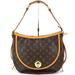 Louis Vuitton Bags | Louis Vuitton Turam Twist Lock Shawl Monogram Leather Brown Gm Shoulder Bag | Color: Black/Brown | Size: Os