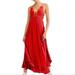 Free People Dresses | Free People Adella Maxi Slip Dress Bright Red Size Small Nwt Fp One | Color: Red | Size: S