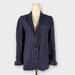 J. Crew Jackets & Coats | J.Crew Boy Blazer In Navy Pinstriped Linen Size 4 | Color: Blue | Size: 4