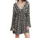 Free People Dresses | Free People Like You Best Black And White Floral Mini Dress Size S | Color: Black/White | Size: S