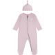 Neugeborenen-Geschenkset LEVI'S KIDS "LVN FOOTED COVERALL & HAT SET" Gr. 3 (68), orange (peach skin) Baby KOB Set-Artikel Outfits