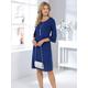 Jerseykleid CLASSIC BASICS "Jersey-Kleid" Gr. 48, Normalgrößen, blau (royalblau) Damen Kleider Freizeitkleider