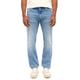 Straight-Jeans MUSTANG "Tramper Straight" Gr. 34, Länge 34, blau (medium middle 573) Herren Jeans Straight Fit