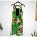 Anthropologie Dresses | Anthropologie Moulinette Soeurs Panoply Horse Carousel Silk Green Dress Sz 6 Euc | Color: Green | Size: 6