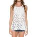 Free People Tops | Intimately Free People Starry Eyelet White Flowy Tank - Size M | Color: White | Size: M