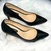 Nine West Shoes | Black Leather Nine Wear 2.5” Stiletto Pump. Classic Heels For All Occasions 7.5 | Color: Black | Size: 7.5