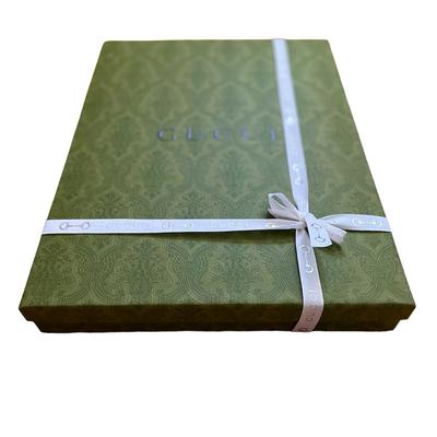 Gucci Storage & Organization | Gucci Gift Box/Tissue Paper/Ribbon/Card | Color: Black/Green | Size: Os