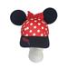 Disney Accessories | Minnie Mouse Polka Dot Baseball Cap Hat Ears Disneyland Disney World Size Youth | Color: Red/White | Size: Osfm