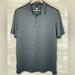 Adidas Shirts | Adidas Golf Polo Mens Xl Striped Black Gray Short Sleeve Breathable Hr Golf Euc | Color: Black/Gray | Size: Xl