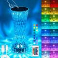 Gotrays - Lampe de Table Led en Cristal, Lampe de Chevet Moderne Sans Fil Tactile Dimmable Avec