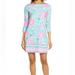 Lilly Pulitzer Dresses | Lilly Pulitzer Sophie Upf 50+ Shift Dress Size L | Color: Blue/Pink | Size: L