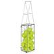 Exttlliy Tennis Ball Hopper Tennis Ball Basket Portable Pickleball Hopper Picker Upper Caddy Metal Pickleball Ball Retriever Holder with Handle for Easy Pickup