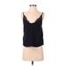 Intimately by Free People Sleeveless Blouse: Black Tops - Women's Size X-Small