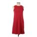 Old Navy Casual Dress - Shift: Red Solid Dresses - Women's Size X-Small