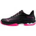 Mizuno Wave Exceed Light 2 Ac Women Sneaker, Black-Pink Tetra, 3.5 UK