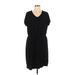 Echo Active Dress - Mini: Black Solid Activewear - Women's Size Large