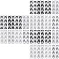 MAGICLULU 240 Pairs Fake Eyelash Cosplay Lashes Stick on Eyelashes False Lashes Makeup Eyelash Reusable Eyelashes Eyelash Glue False Eyelashes Fake Lashes Hardcore