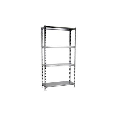 PROREGAL Schwerlastregal MID METAL SHARK | HxBxT 150x100x50cm | Fachlast 180kg | Verzinkt | Regal Standregal Werkstattregal Lagerregal Image