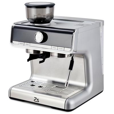 Espresso Machine with Grinder and Milk Frother Steam Wand