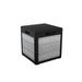 Denali 30 Gallon Resin Deck Box for Patio Furniture, Pool Accessories, and Storage for Outdoor Toys, Grey/Black