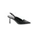 Steve Madden Heels: Pumps Stilleto Cocktail Party Black Solid Shoes - Women's Size 7 - Pointed Toe