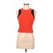 Nike Active Tank Top: Orange Solid Activewear - Women's Size Medium