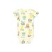 Gerber Short Sleeve Onesie: Yellow Bottoms - Size 3-6 Month