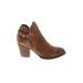 Sam Edelman Ankle Boots: Brown Shoes - Women's Size 8 1/2