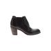 Pantanetti Ankle Boots: Chelsea Boots Chunky Heel Casual Brown Solid Shoes - Women's Size 40 - Round Toe
