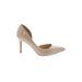 Jessica Simpson Heels: Pumps Stilleto Minimalist Ivory Print Shoes - Women's Size 8 1/2 - Pointed Toe