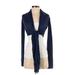 Twin-Set Simona Barbieri Cardigan Sweater: Blue Sweaters & Sweatshirts - Women's Size Small