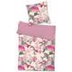 2tlg Wende Cashmere Touch Bettwäsche Jungle Flowers-M702401-Jungle Flowers-Rosa