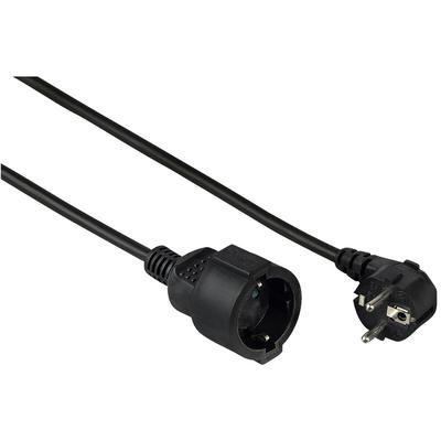 00047869 Strom Verlängerungskabel Schwarz 3 m H05VV-F 3G 1,5 mm² - Hama Image