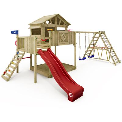Spielturm Klettergerüst Smart Fjord mit Schaukel & Rutsche, Stelzenhaus mit Sandkasten, Image