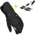 Macna Foton 2.0 RTX beheizbare wasserdichte Motorrad Handschuhe Kit, schwarz, Größe M